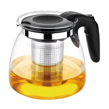 Borosilicate Glass Tea Decanter with Steel Strainer, Black Lid — WIMU Kitchen Nairobi — Kenya · WIMU Kitchen