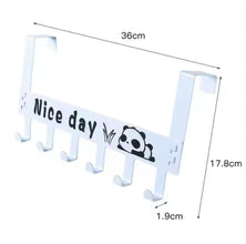 White Heavy Metal Over-the-Door Hanger with 6 Hooks — WIMU Kitchen Nairobi — Kenya · WIMU Kitchen