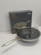 30cm Tri-Ply Stainless Steel Honeycomb Non-Stick Wok with Glass Lid, 4.5L — WIMU Kitchen Nairobi — Kenya · WIMU Kitchen