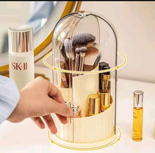Rotating Acrylic Makeup Brush Organiser with Clear Dustproof Lid — WIMU Kitchen Nairobi — Kenya · WIMU Kitchen
