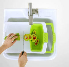 3-in-1 Expandable Over-the-Sink Cutting Board with Drain Basket and Side Container — WIMU Kitchen Nairobi — Kenya · WIMU Kitchen