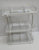 3-Tier Pull-Out Storage Rack with Clear Acrylic Trays and Metal Stand, White — WIMU Kitchen Nairobi