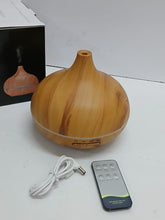 Wood-Grain Ultrasonic Aroma Diffuser Humidifier with Remote and 7 Colour Lights — WIMU Kitchen Nairobi — Kenya · WIMU Kitchen