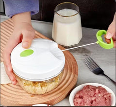 Manual Pull-Cord Mini Chopper with Clear Bowl — WIMU Kitchen Nairobi — Kenya · WIMU Kitchen