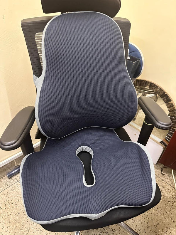 2-in-1 Ergonomic Seat Cushion and Back Support Set for Office, Car and Dining Chairs — WIMU Kitchen Nairobi — Kenya · WIMU Kitchen Nairobi