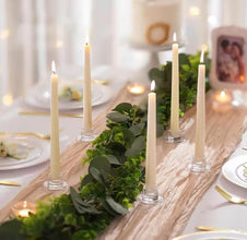 Clear Glass Square Taper Candle Holder — WIMU Kitchen Nairobi — Kenya · WIMU Kitchen