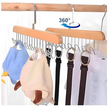 Wooden Wardrobe Hanger Organiser with 14 Hooks for Belts, Bags and Camisoles — WIMU Kitchen Nairobi — Kenya · WIMU Kitchen