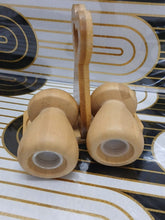 Bamboo Mushroom Salt and Pepper Shaker Set with Stand — WIMU Kitchen Nairobi — Kenya · WIMU Kitchen