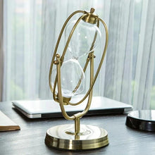 Rotating Metal Hourglass Sand Timer 60 Minutes with Antique Brass Stand — WIMU Kitchen Nairobi — Kenya · WIMU Kitchen