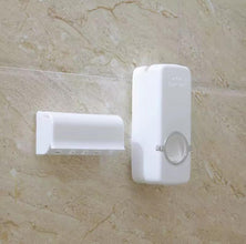 Wall-Mounted Automatic Toothpaste Dispenser with 5-Slot Toothbrush Holder, White — WIMU Kitchen Nairobi — Kenya · WIMU Kitchen
