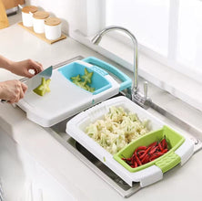3-in-1 Expandable Over-the-Sink Cutting Board with Drain Basket and Side Container — WIMU Kitchen Nairobi — Kenya · WIMU Kitchen