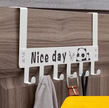 White Heavy Metal Over-the-Door Hanger with 6 Hooks — WIMU Kitchen Nairobi — Kenya · WIMU Kitchen