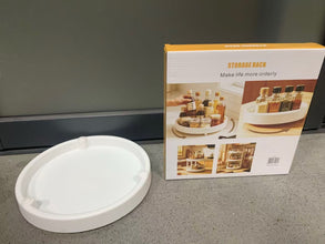 Single-Layer 360° Rotating Lazy Susan Turntable Storage Tray, White — WIMU Kitchen Nairobi — Kenya · WIMU Kitchen