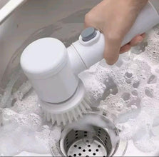 5-in-1 Electric Spin Scrubber Cleaning Brush with 5 Interchangeable Heads — WIMU Kitchen Nairobi — Kenya · WIMU Kitchen