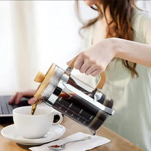 800ml Glass French Press Coffee Maker with Bamboo Lid and Handle — WIMU Kitchen Nairobi — Kenya · WIMU Kitchen