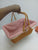 Brown Rattan Picnic and Shopping Basket with Red Gingham Cloth Lining, 40cm — WIMU Kitchen Nairobi