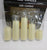 5-Piece Flameless LED Pillar Candle Set in Clear Sleeves, Graduated Heights — WIMU Kitchen Nairobi