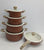 10-Piece Fluted Non-Stick Cookware Set with Glass Lids and Wood-Effect Handles — WIMU Kitchen Nairobi