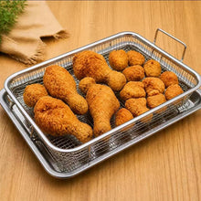 Stainless Steel Oven Air Fryer Basket and Tray Set for Crispy Fries, Large and Medium — WIMU Kitchen Nairobi — Kenya · WIMU Kitchen