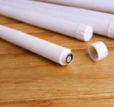 White Flameless LED Taper Candle — WIMU Kitchen Nairobi — Kenya · WIMU Kitchen