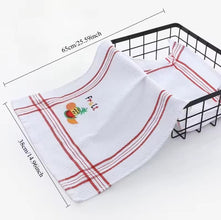 Embroidered Waffle-Weave Kitchen Tea Towels, Absorbent Cleaning Cloths, Set of 6 — WIMU Kitchen Nairobi — Kenya · WIMU Kitchen