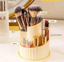 Rotating Acrylic Makeup Brush Organiser with Clear Dustproof Lid — WIMU Kitchen Nairobi — Kenya · WIMU Kitchen