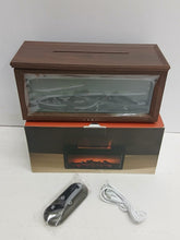 Fireplace Flame Effect Humidifier and Aroma Diffuser with Remote in Brown Wood Finish — WIMU Kitchen Nairobi — Kenya · WIMU Kitchen
