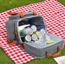 2-Compartment Insulated Thermal Lunch Bag with Adjustable Strap, Collapsible — WIMU Kitchen Nairobi — Kenya · WIMU Kitchen