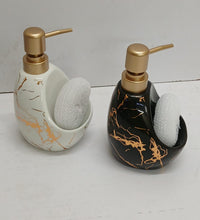 500 ml Ceramic Marble-Effect Liquid Soap Dispenser with Gold Pump — WIMU Kitchen Nairobi — Kenya · WIMU Kitchen