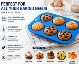 6-Hole Silicone Cupcake Tray, 29 x 17.5 cm — WIMU Kitchen Nairobi — Kenya · WIMU Kitchen
