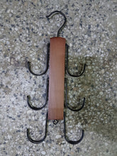Wooden Multifunctional Hanger Organiser with 6 Black Hooks for Bags, Belts and Scarves — WIMU Kitchen Nairobi — Kenya · WIMU Kitchen