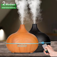 Wood-Grain Ultrasonic Aroma Diffuser Humidifier with Remote and 7 Colour Lights — WIMU Kitchen Nairobi — Kenya · WIMU Kitchen