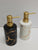 500 ml Ceramic Marble-Effect Liquid Soap Dispenser with Gold Pump — WIMU Kitchen Nairobi