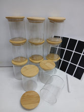 12 Piece Glass Spice Jar Set With Bamboo Lids and Labels, 200ml — WIMU Kitchen Nairobi — Kenya · WIMU Kitchen
