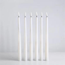 White Flameless LED Taper Candle — WIMU Kitchen Nairobi — Kenya · WIMU Kitchen