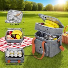 2-Compartment Insulated Thermal Lunch Bag with Adjustable Strap, Collapsible — WIMU Kitchen Nairobi — Kenya · WIMU Kitchen