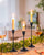 Classic 3-Piece Metal Taper Candle Holder Set in Graduated Heights — WIMU Kitchen Nairobi