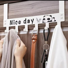 White Heavy Metal Over-the-Door Hanger with 6 Hooks — WIMU Kitchen Nairobi — Kenya · WIMU Kitchen
