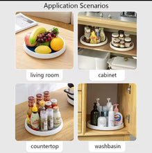 Single-Layer 360° Rotating Lazy Susan Turntable Storage Tray, White — WIMU Kitchen Nairobi — Kenya · WIMU Kitchen