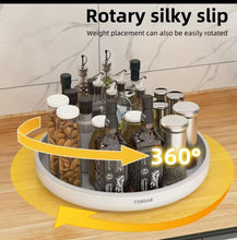 Single-Layer 360° Rotating Lazy Susan Turntable Storage Tray, White — WIMU Kitchen Nairobi — Kenya · WIMU Kitchen