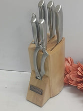 8-Piece Stainless Steel Kitchen Knife Set with Wooden Block — WIMU Kitchen Nairobi — Kenya · WIMU Kitchen