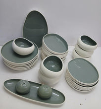 28-Piece Double Glaze Porcelain Dinner Set with Two Platters and Salt and Pepper Shakers — WIMU Kitchen Nairobi — Kenya · WIMU Kitchen