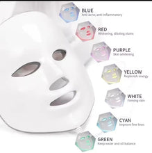 Rechargeable Wireless LED Face Beauty Mask – 7 Light Colours, USB Charging — WIMU Kitchen Nairobi — Kenya · WIMU Kitchen
