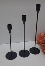 Classic 3-Piece Metal Taper Candle Holder Set in Graduated Heights — WIMU Kitchen Nairobi — Kenya · WIMU Kitchen