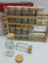 12 Jar Wooden Spice Rack With Glass Spice Jars — WIMU Kitchen Nairobi — Kenya · WIMU Kitchen