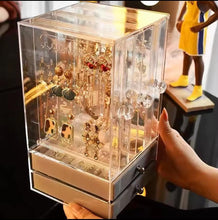 3+2 Clear Acrylic Jewellery Display Box with Earring Panels and 2 Drawers — WIMU Kitchen Nairobi — Kenya · WIMU Kitchen