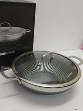 304 Stainless Steel Honeycomb Non-Stick Casserole Pot with Glass Lid and Two Handles — WIMU Kitchen Nairobi — Kenya · WIMU Kitchen