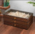3-Drawer Acrylic and Wood-Grain Jewellery Box with Clear Lid, Brown — WIMU Kitchen Nairobi