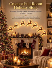 Set of 7 3D Glow Reindeer & Santa Christmas Wall Decoration with Lights — WIMU Kitchen Nairobi — Kenya · WIMU Kitchen