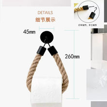 Rustic Rope Tissue Holder, Adhesive No-Drill — WIMU Kitchen Nairobi — Kenya · WIMU Kitchen